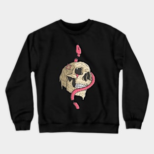 Hate Snake in Head Crewneck Sweatshirt